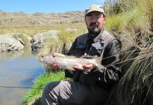Luis Brusa 's Fly-fishing Pic of a Rainbow trout – Fly dreamers 
