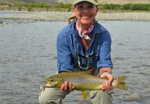 Fly-fishing Situation of Brown trout - Photo shared by Edie Lewis – Fly dreamers 