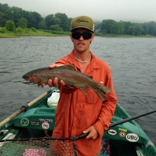 A Nice Early morning Rainbow Trout on the Delaware!