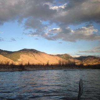 A beautiful Fall evening on the Snake River