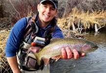 Hyrum Weaver 's Fly-fishing Catch of a Rainbow trout – Fly dreamers 