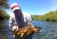 Chimehuin River, Collon Cura River , Junin de los Andes , Neuquen, Argentina