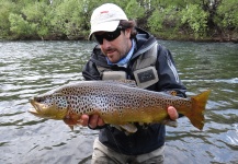 Adrian Dematteis 's Fly-fishing Image of a Brown trout – Fly dreamers 
