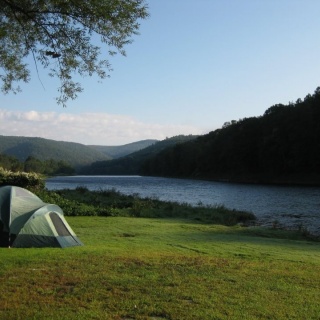 Camping along the Upper Delaware River! Beautiful Summer Nights. Soaring Eagle Campground