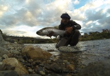 Paul MacDonald 's Fly-fishing Catch of a Brown trout – Fly dreamers 