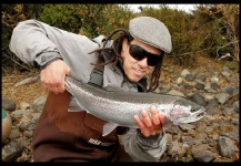 Rainbow trout Fly-fishing Situation – Guadita Y Walterio shared this Nice Photo in Fly dreamers 