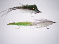 Better view of some saltwater flies, the no name(streaker),col-users, and sardine 