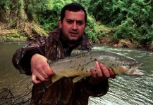 Alejandro Mora 's Fly-fishing Catch of a Brown trout – Fly dreamers 