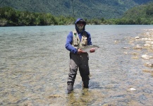  Fotografía de Pesca con Mosca de Trucha marrón por Guillermo Alberto Glaves Becerra – Fly dreamers