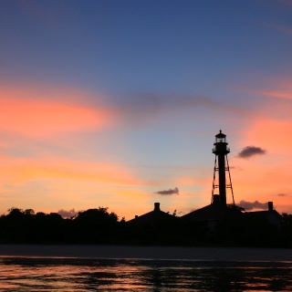 Sanibel Lighthouse after great day on the water