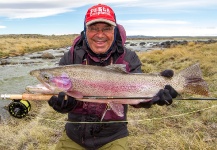 Pepe Mélega 's Fly-fishing Photo of a Rainbow trout – Fly dreamers 