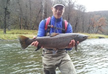 Leandro Herrainz 's Fly-fishing Image of a Brown trout – Fly dreamers 