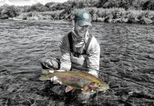 Chris Anderson 's Fly-fishing Picture of a Rainbow trout – Fly dreamers 