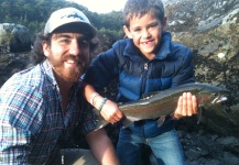  Situación de Pesca con Mosca de Trucha arcoiris– Foto por Osvaldo Korn en Fly dreamers