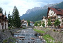 rivers in fassa and fiemme valley, around trento, trentino alto adige, Italy