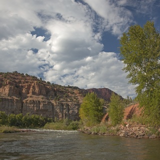 The upper Colorado River is where I guide from June to October.