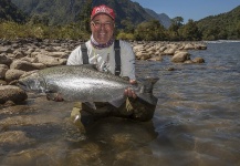 Fly-fishing Photo of King salmon shared by Pepe Mélega – Fly dreamers 