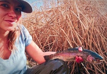  Fotografía de Pesca con Mosca de Trucha arcoiris por Jessica Strickland – Fly dreamers 