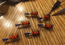 Fly-tying for Atlantic salmon - Picture by Terry Landry 