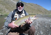 Hugo Spano 's Fly-fishing Pic of a Rainbow trout – Fly dreamers 