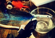 Fly-tying for Silver salmon - Image by Jeff Belanger 