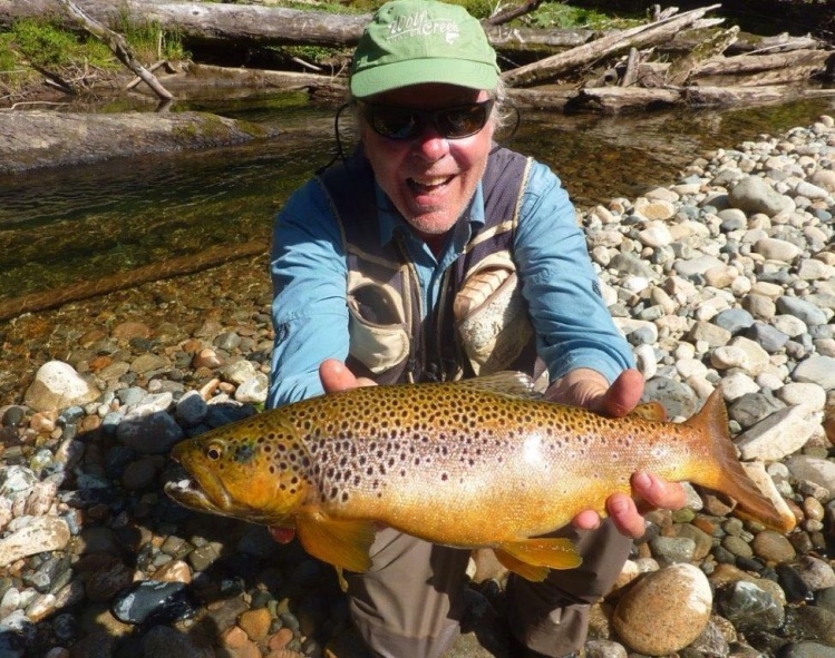 This wonderful trout makes my friend Federico very happy!!!