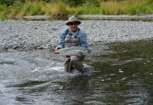 Capt. JP Santos 's Fly-fishing Catch of a Coho salmon – Fly dreamers 