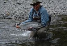 Capt. JP Santos 's Fly-fishing Picture of a Atlantic salmon – Fly dreamers 