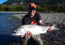 Fly-fishing Pic of Silver salmon shared by Carlos Fernando Hernandez (AMBA) – Fly dreamers 