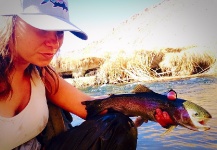 Fly-fishing Image of Rainbow trout shared by Jessica Strickland – Fly dreamers