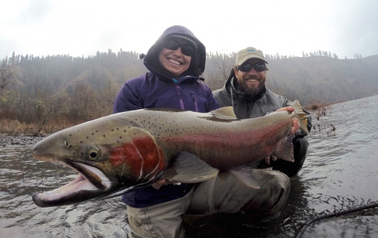 Patricia Blake fished the DNA 1409 on a recent Idaho trip with Minturn Anglers and landed some amazing B-run steel. 
