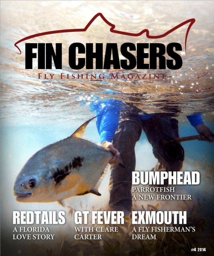 The cover of the latest issue of Fin Chasers Magazine - an beutiful Turneffe Island Resort permit. Read the magazine here: <a href="http://fin-chasers.com/#1">http://fin-chasers.com/#1</a>