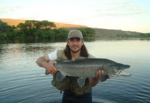  Foto de Pesca con Mosca de Trucha marrón compartida por Esteban Garcia – Fly dreamers