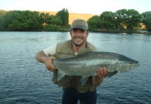  Foto de Pesca con Mosca de Trucha marrón compartida por Esteban Garcia – Fly dreamers