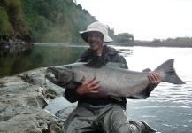 Fly-fishing Pic of King salmon shared by RAUL  ITURBE – Fly dreamers 