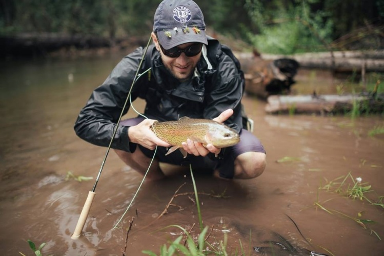 High country cuttbow caught in the La Plata Mountains.