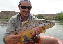 Fly-fishing Photo of Brown trout shared by Esteban Viglione – Fly dreamers 