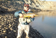 Fly-fishing Photo of Brown trout shared by Jorge González – Fly dreamers 