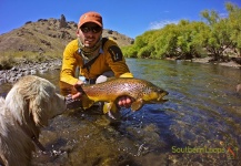 Esteban Urban 's Fly-fishing Picture of a Brown trout – Fly dreamers 