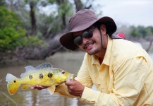 JUAN DAVID IDARRAGA LEAL 's Fly-fishing Catch of a Peacock Bass | Fly dreamers 