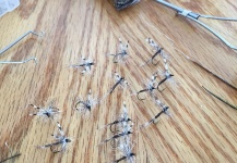 Fly-tying for Brook trout - Pic by Terry Landry 