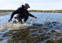  Situación de Pesca con Mosca de Sea-Trout (Trucha Marrón Anádroma) – Por Marcos Hlace en Fly dreamers