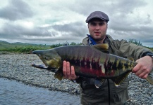 Sam Carlisle 's Fly-fishing Catch of a Chum salmon – Fly dreamers 