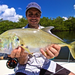 Jim's first Jack Crevalle on the Fly