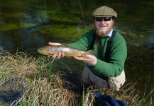 Sam Carlisle 's Fly-fishing Catch of a Brown trout – Fly dreamers 