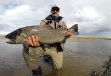 Fly-fishing Photo of Sea-Trout shared by Julian Lopez – Fly dreamers 