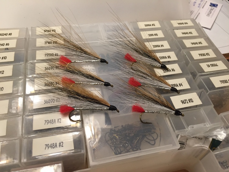 A few #2 Black Nose Dace streamers for the collection