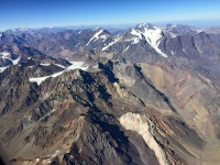 A view of the Andes from above.