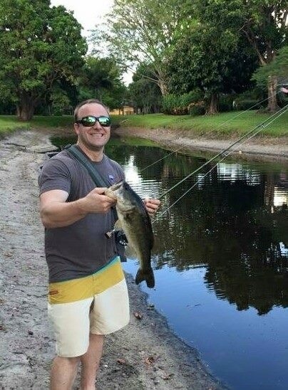 My biggest LMB on the fly.  Fun Florida catch