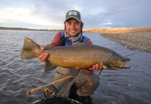 Chip Drozenski 's Fly-fishing Picture of a Brown trout – Fly dreamers 